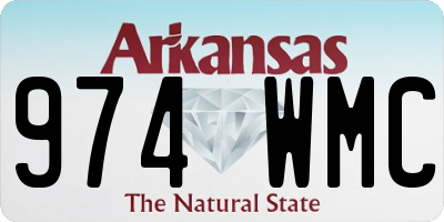 AR license plate 974WMC