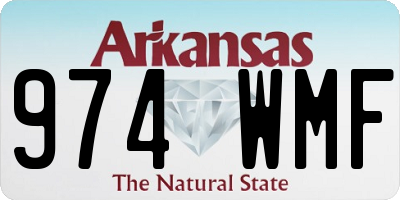 AR license plate 974WMF