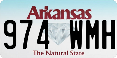 AR license plate 974WMH