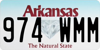 AR license plate 974WMM