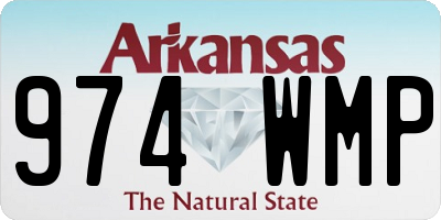AR license plate 974WMP