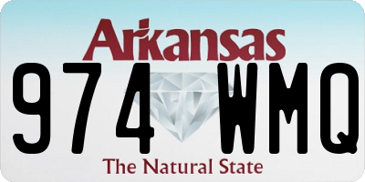 AR license plate 974WMQ
