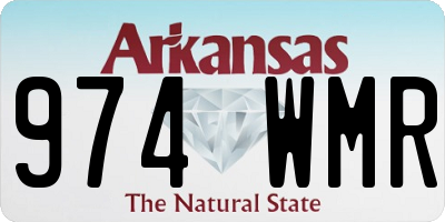 AR license plate 974WMR