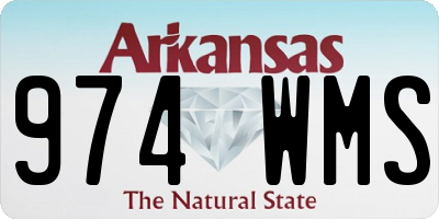 AR license plate 974WMS