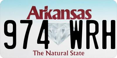 AR license plate 974WRH