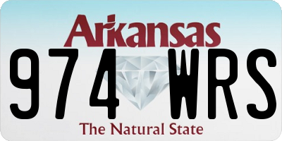 AR license plate 974WRS