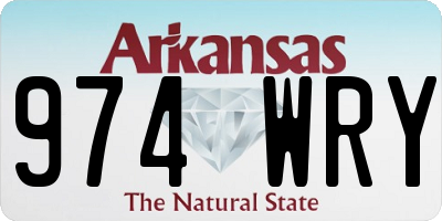 AR license plate 974WRY