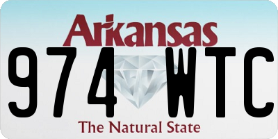 AR license plate 974WTC