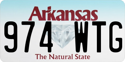 AR license plate 974WTG