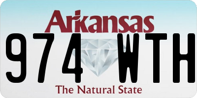AR license plate 974WTH