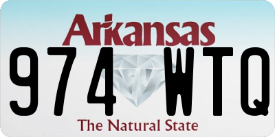 AR license plate 974WTQ