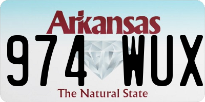 AR license plate 974WUX