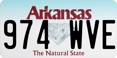 AR license plate 974WVE