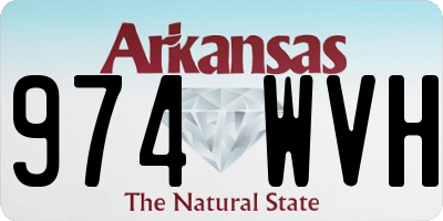 AR license plate 974WVH