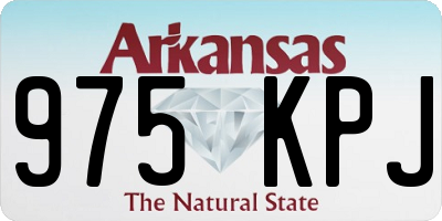 AR license plate 975KPJ