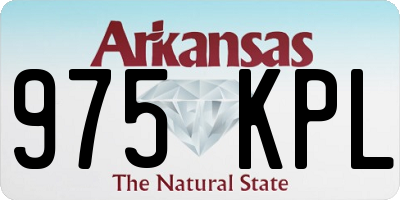 AR license plate 975KPL