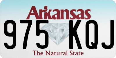 AR license plate 975KQJ