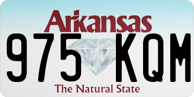 AR license plate 975KQM