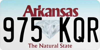 AR license plate 975KQR