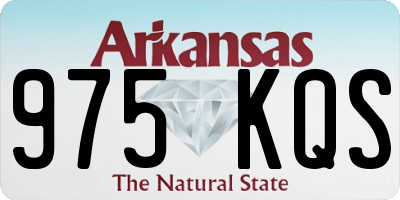 AR license plate 975KQS