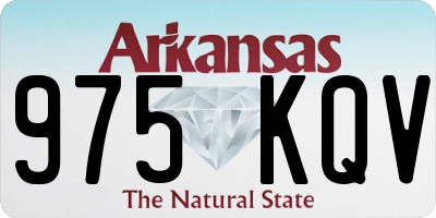 AR license plate 975KQV