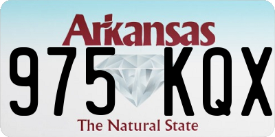 AR license plate 975KQX