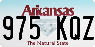 AR license plate 975KQZ