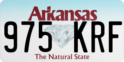 AR license plate 975KRF