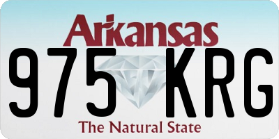 AR license plate 975KRG