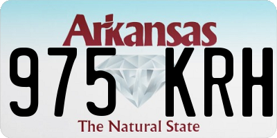 AR license plate 975KRH
