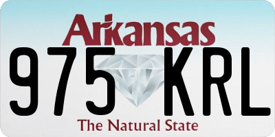 AR license plate 975KRL