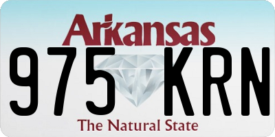 AR license plate 975KRN