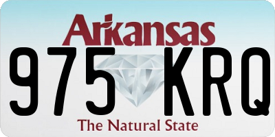 AR license plate 975KRQ