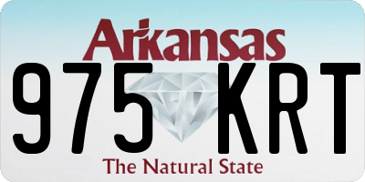 AR license plate 975KRT