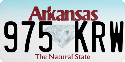 AR license plate 975KRW