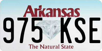 AR license plate 975KSE