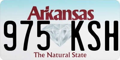 AR license plate 975KSH