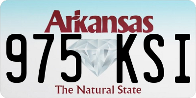 AR license plate 975KSI