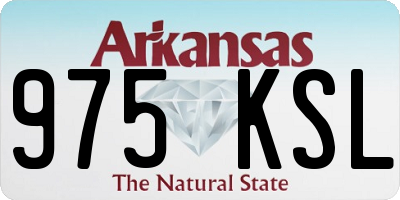 AR license plate 975KSL