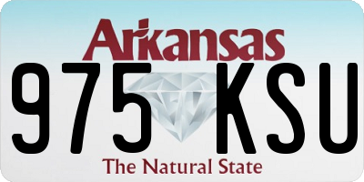 AR license plate 975KSU