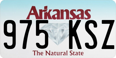 AR license plate 975KSZ