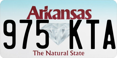 AR license plate 975KTA