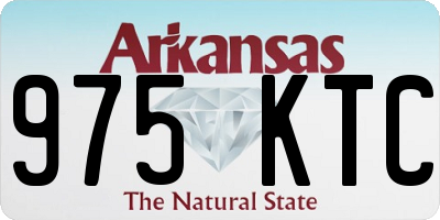 AR license plate 975KTC