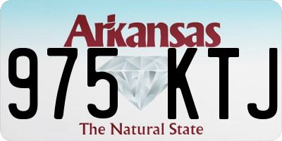 AR license plate 975KTJ