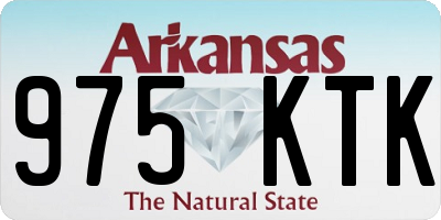 AR license plate 975KTK