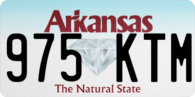 AR license plate 975KTM