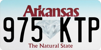 AR license plate 975KTP