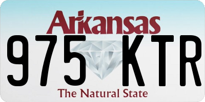 AR license plate 975KTR