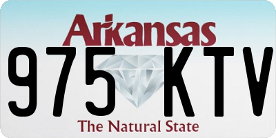 AR license plate 975KTV
