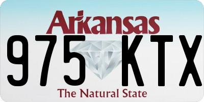 AR license plate 975KTX